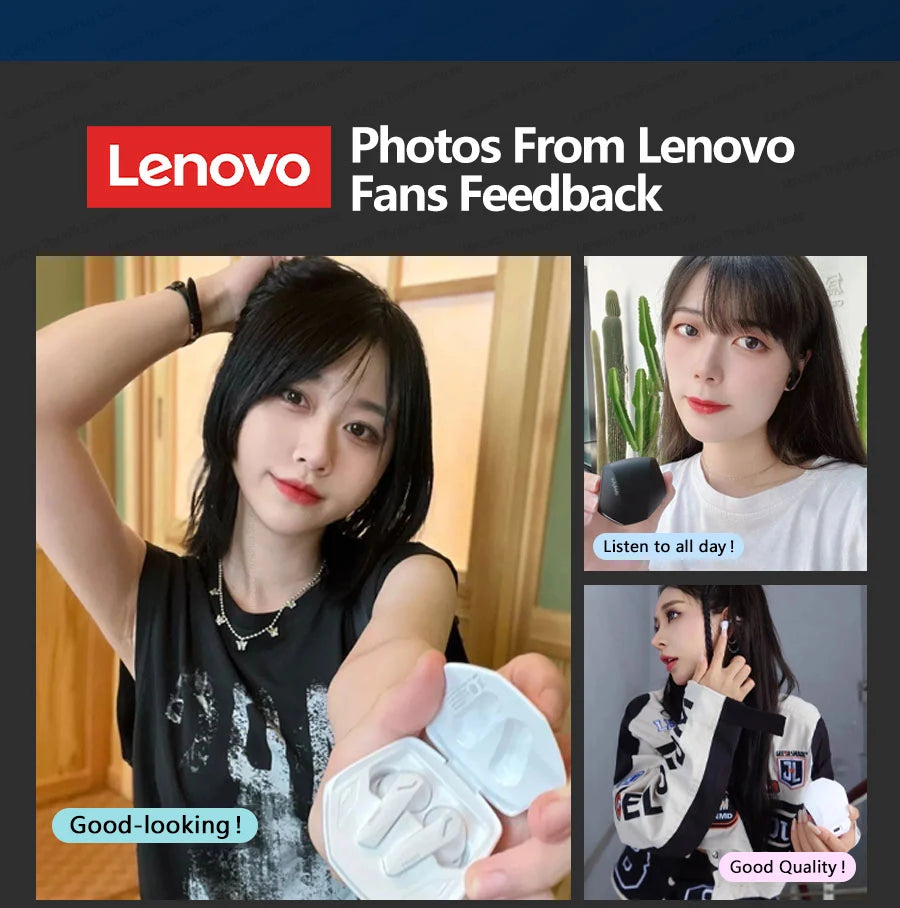 Lenovo GM2 Pro TWS Earbuds — Gaming/Music, Low Latency, Dual Mode