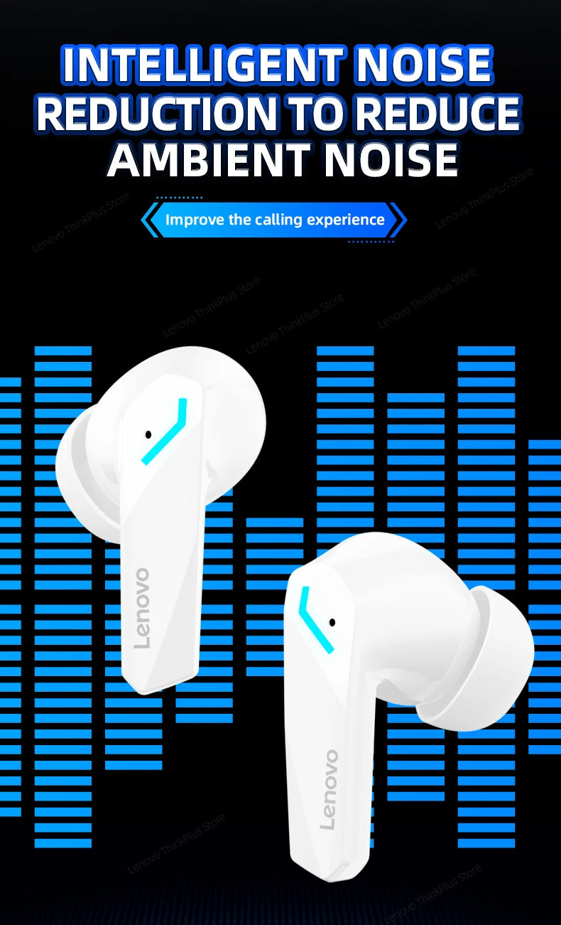 Lenovo GM2 Pro TWS Earbuds — Gaming/Music, Low Latency, Dual Mode